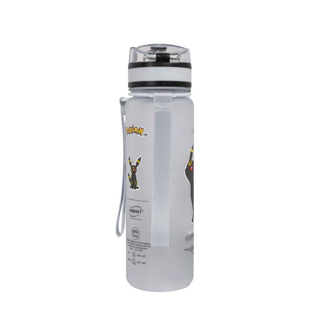 【IMPACT 怡寶】寶可夢月亮伊布Tritan水壺/水杯/水瓶(500ML) 附提繩-灰藍 IMPKMB13GB