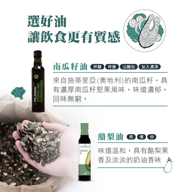 【德風健康館】奧滋蔓酪梨油250ml*2瓶共500ml (冷壓酪梨油 奧地利100%無調和製成)
