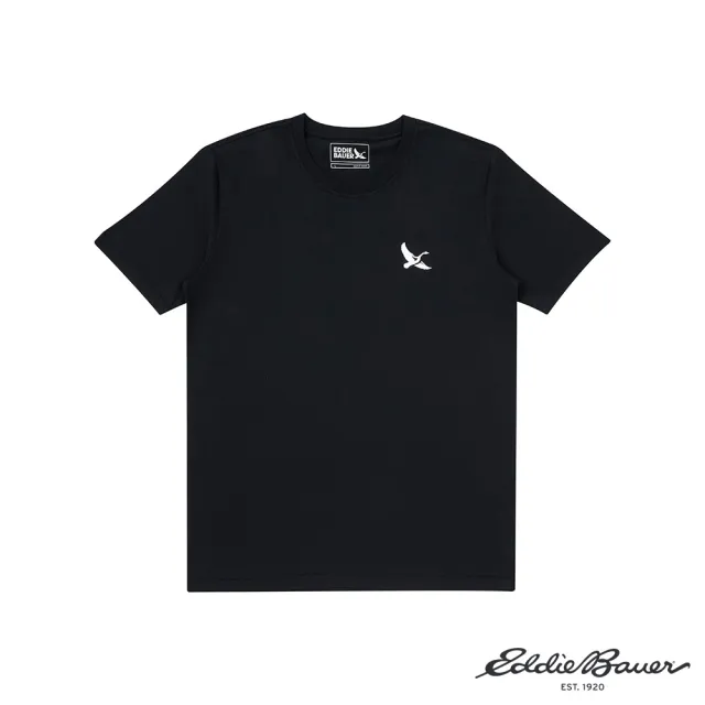 【Eddie Bauer】#年中慶限定 中性短袖純棉TEE-黑色 2TEA-121001