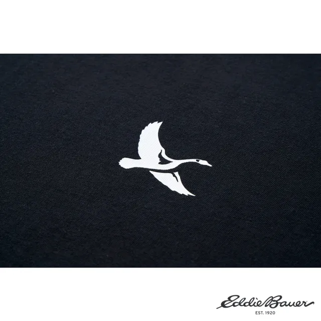 【Eddie Bauer】#年中慶限定 中性短袖純棉TEE-黑色 2TEA-121001