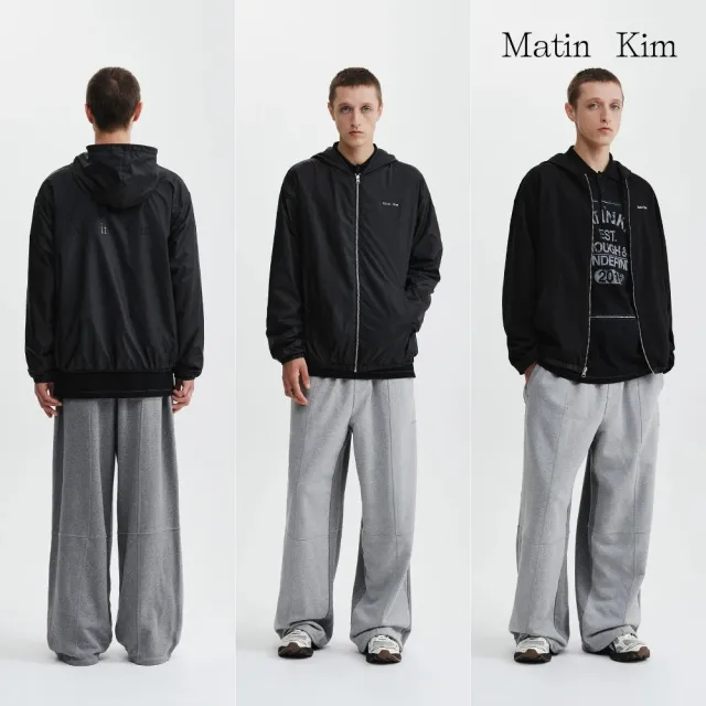 【MATIN KIM】官方旗艦 雙面穿連帽拉鍊外套(多款任選)