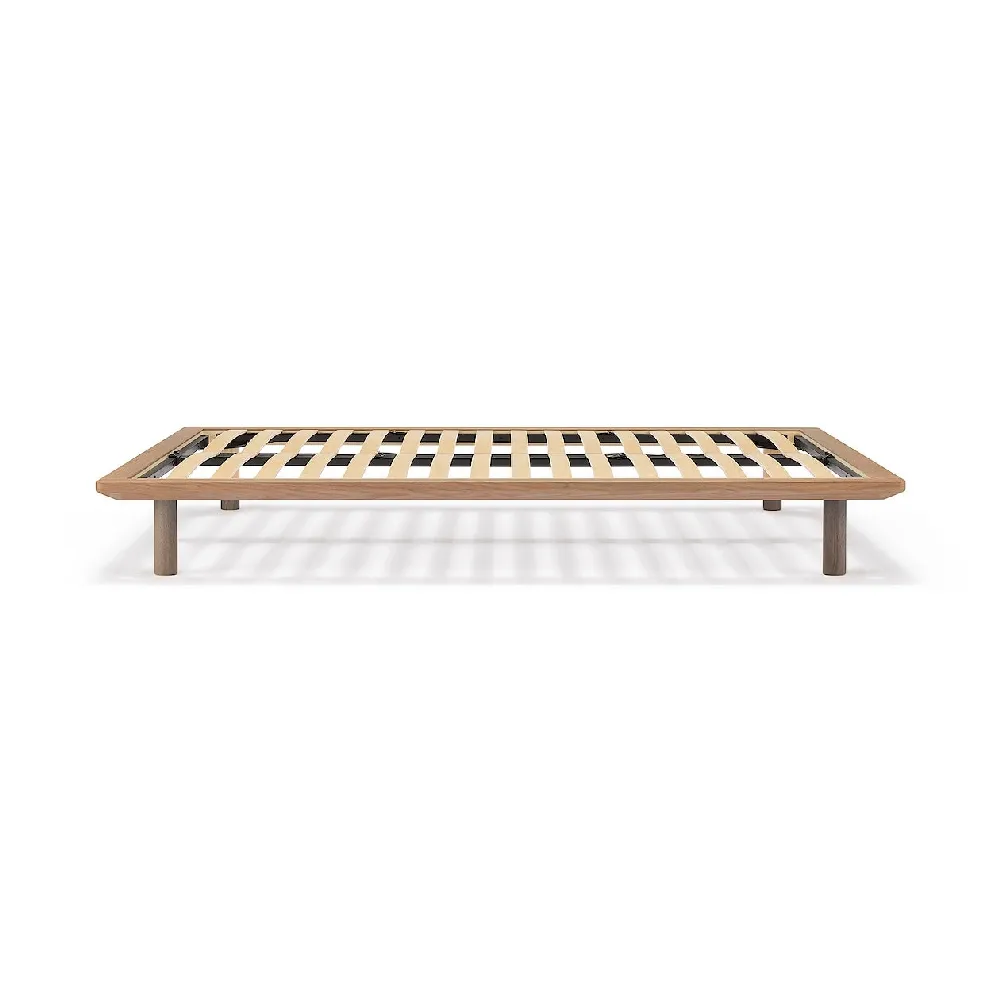【MUJI 無印良品】胡桃木組合床台/D/雙人(大型家具配送)