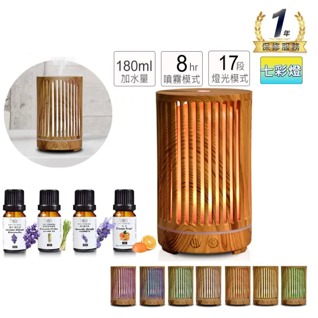 【ANDZEN】安得仁 超音波水氧機AZ-1801(買就送澳洲精油10mlx4瓶/薰香機/加濕器/香氛機/擴香機/負離子)
