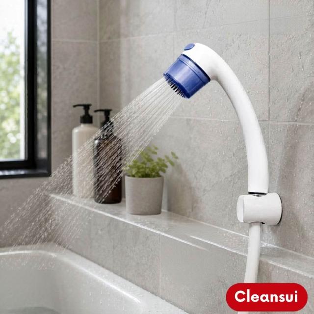 【Cleansui 可菱水】日本製-官方直營除氯沐浴蓮蓬頭ES201W+濾芯*2(共1機2芯)