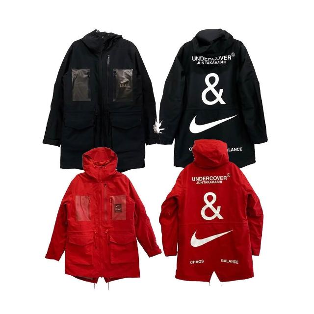 【NIKE 耐吉】Undercover x Nike NRG TC 3L 羽絨外套大衣 紅/黑 CD7523