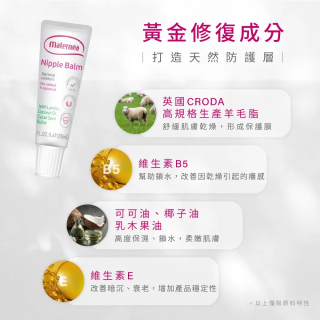 【媽咪莉娜】官方旗艦 乳尖修護膏20ml (羊脂膏)