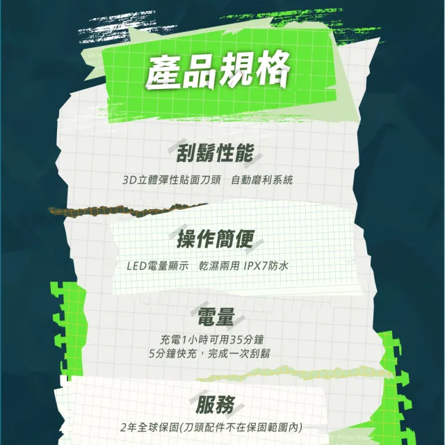 【Philips 飛利浦】S2881/02 潮流系列電鬍刀 (組合任選/5D立體刮鬍刀/全機水洗/官方直營)