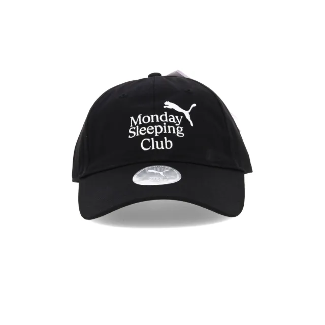 【PUMA】Monday Sleeping Club系列 黑色 刺繡 Logo 老帽 棒球帽 帽子 02791401