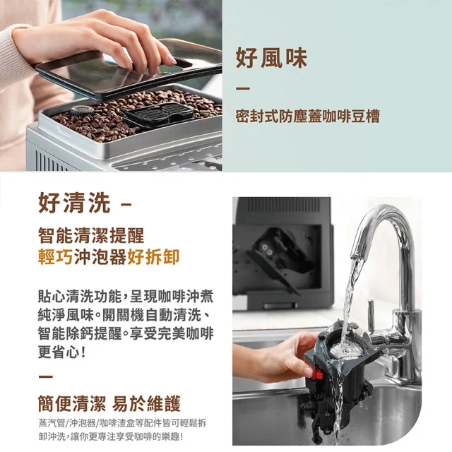 【Delonghi 迪朗奇】官方直營 ECAM 22.110.SB 全自動義式咖啡機(2026入門首選/momo獨家)