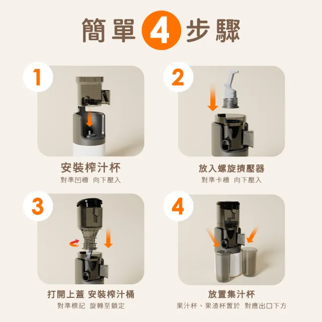 【APIXINTL】日本安本素 全新一代 萃取慢磨原汁機 AO-JSS08(慢磨機/果汁機/榨汁機)