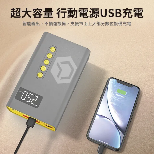 【CHANGLU 長律】4合1汽車急救電源打氣機(CL-AC001JP)