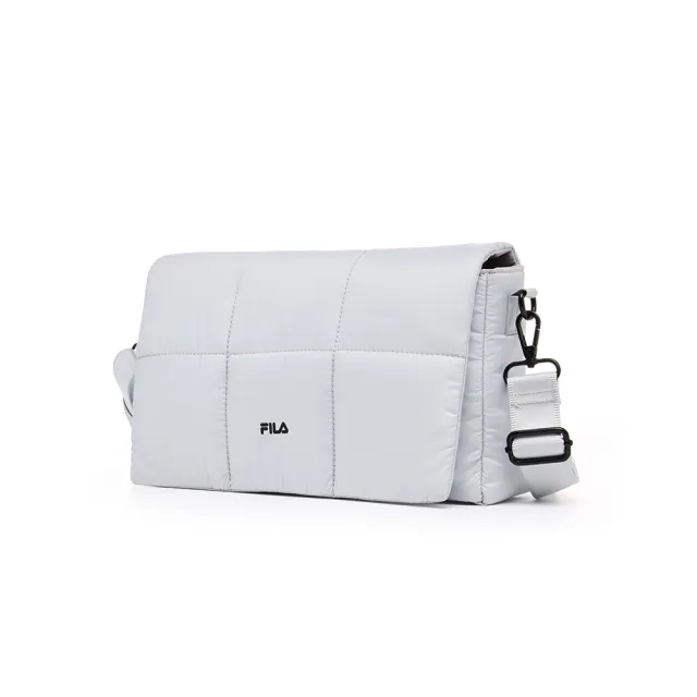 【FILA】FILA 肩背包-銀色 BMA-5102-SV