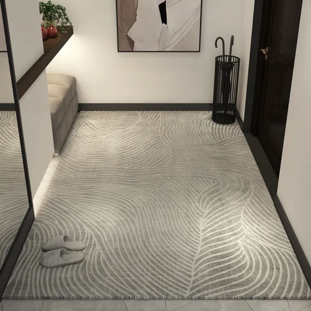 新川 輕奢高級感防滑加厚入戶門墊80CM*120CM（可裁剪 地墊 防滑腳墊 玄關地墊）