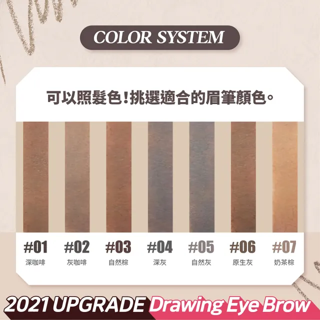【ETUDE】官方直營 素描高手造型眉筆 (8入組)