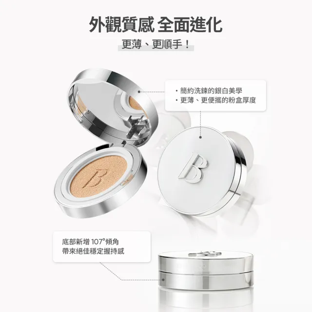 【BANILA CO】超完美淨白無瑕氣墊粉餅14g(白色氣墊/持妝/SPF38 PA++)