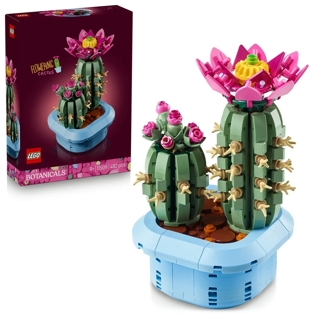 【LEGO 樂高】Botanicals 11509 開花仙人掌(花藝 居家擺設 積木 玩具)