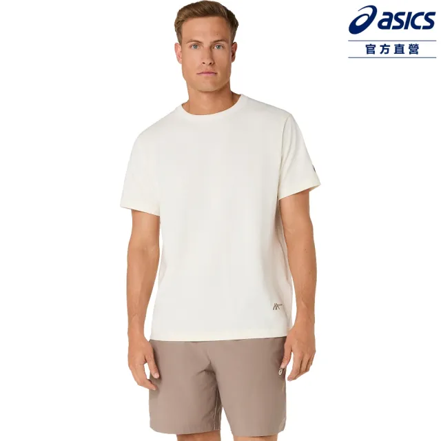 【asics 亞瑟士】短袖上衣 男女中性款 P.LIFE系列 海外版型 訓練上衣 2033C014-101