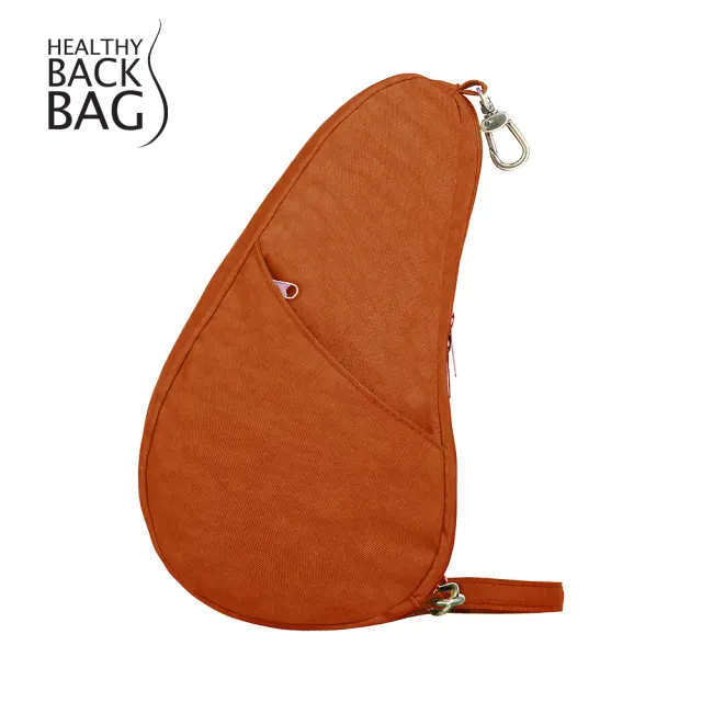 【HEALTHY BACK BAG】官方直營-基本款 TEXTURED NYLON BAGLETT 斜背包-辛香橘 男側背包 女側背包 小包