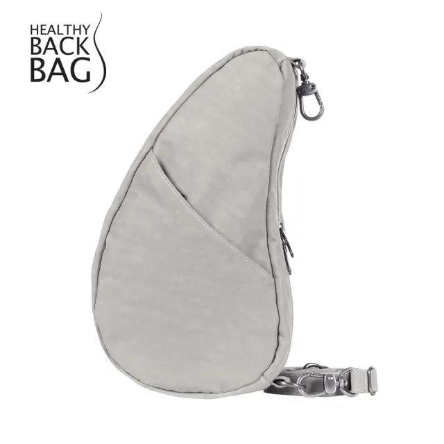 【HEALTHY BACK BAG】官方直營-基本款 TEXTURED NYLON BAGLETT 斜背包-銀河灰 男側背包 女側背包 小包