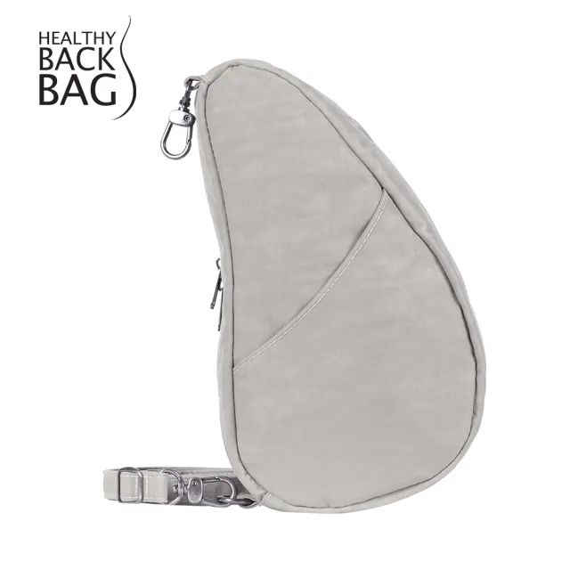 【HEALTHY BACK BAG】官方直營-基本款 TEXTURED NYLON BAGLETT 斜背包-銀河灰 男側背包 女側背包 小包