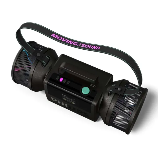 【Philips 飛利浦】Moving Sound TAMS80 百年限定藍牙喇叭 THE TUBE