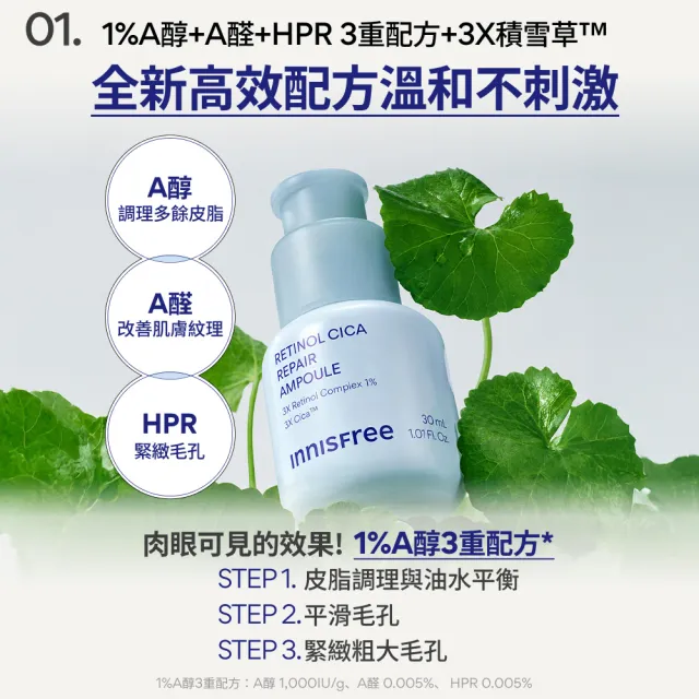 【innisfree】早A晚A PDRN終結毛孔水光組(30ml+25ml痘痘、粉刺、毛孔肌適用)