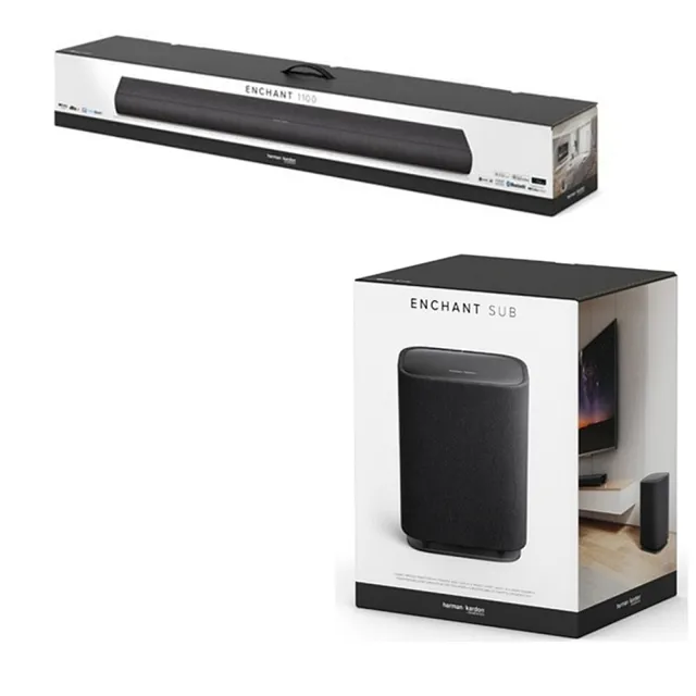 【Harman Kardon】哈曼卡頓Enchant 1100 聲霸喇叭+SUB重低音 家庭劇院組