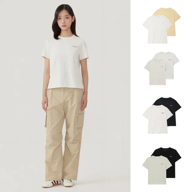 【COVERNAT】男女款-經典Logo短袖T恤兩件組 (短袖上衣 / 多色 )