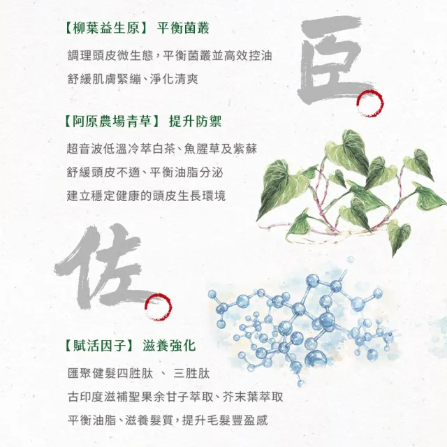 【阿原】人參豐盈養髮液50mL*1+人參豐盈洗頭水250mL*1(強健髮根)(清潔同時保養)