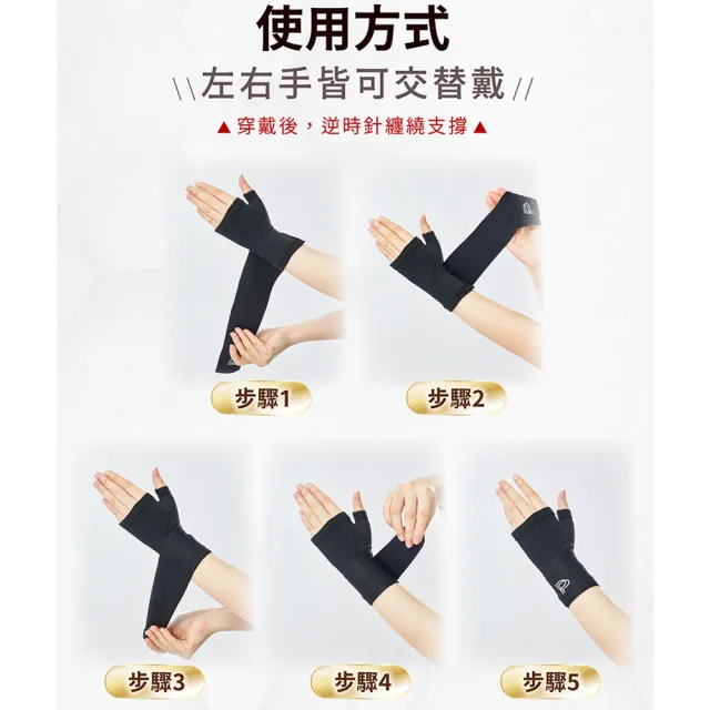 【PP 石墨烯】石墨烯粒線能量修復護腕1入(護手腕 媽媽手 滑鼠手)