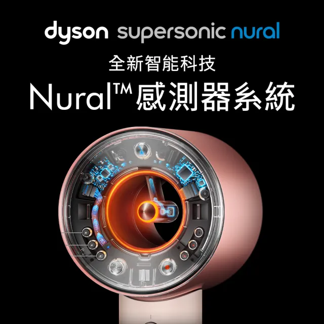 【dyson 戴森】HD16 Supersonic Nural™ 全新一代 吹風機 溫控 負離子(粉霧玫瑰)