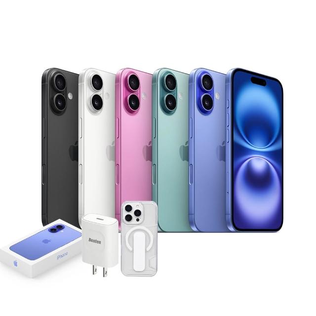 【Apple】A+級福利品 iPhone 16 Plus 128G 6.7吋(原廠展示機+90%電池)送20W快充頭+磁吸殼