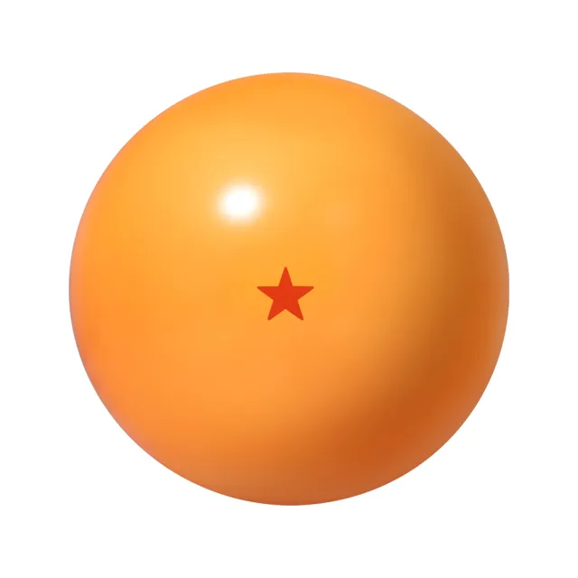 【BYZOOM FITNESS】七龍珠Z 萬能膠囊按摩滾筒 +75cm健身球 (1星龍珠)