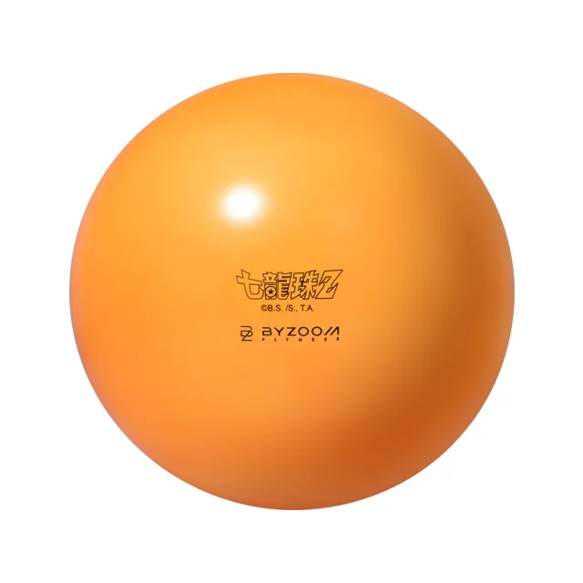【BYZOOM FITNESS】七龍珠Z 萬能膠囊按摩滾筒 +75cm健身球 (1星龍珠)