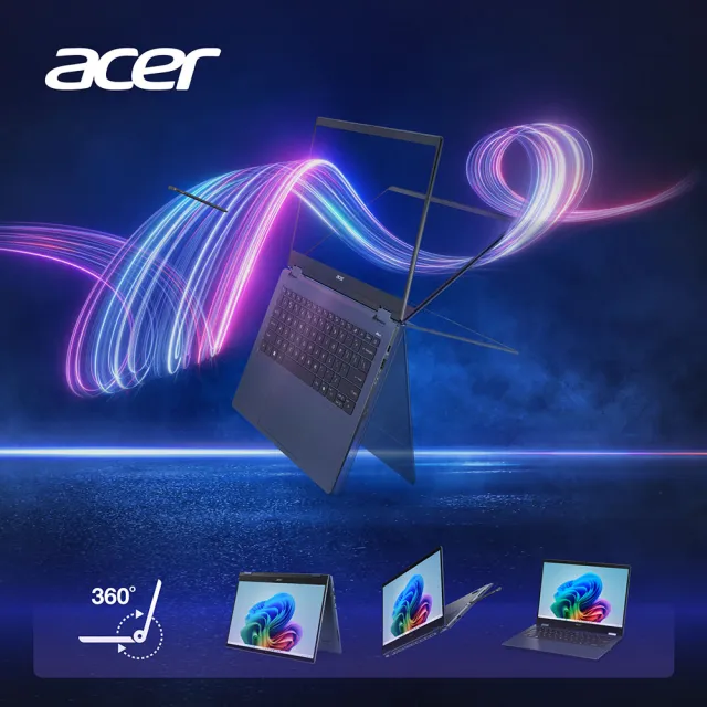 【Acer 宏碁】15.6吋12核心360度翻轉觸控輕薄筆電(Swift Spin/SFSP14-Q51T-X58M/X2E-78100/16G/512G/W11)