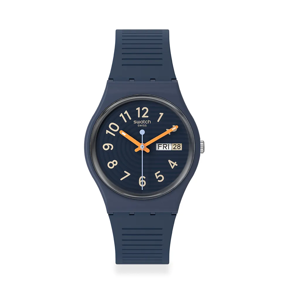 【SWATCH】TRENDY LINES AT NIGHT 經典手錶/男錶/女錶/瑞士製造 SO28I700(34mm)