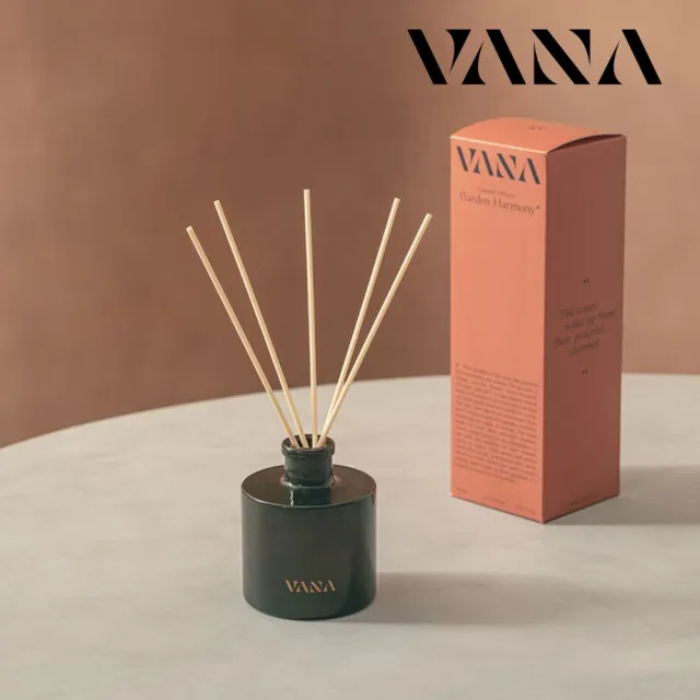 【VANA】瑞典純淨擴香瓶200ML – 北歐花園｜清新玫瑰花香調｜無酒精安心使用｜優雅居家香氛｜瑞典直送