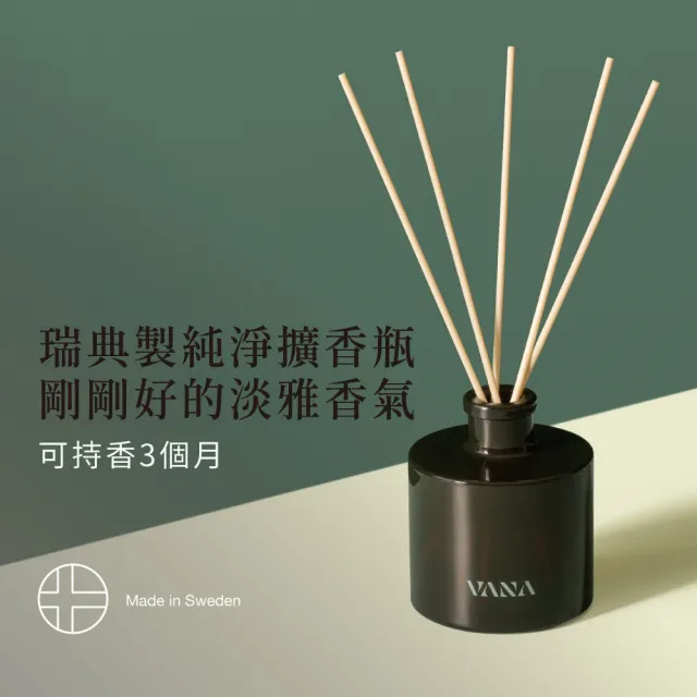 【VANA】瑞典純淨擴香瓶200ML – 冬泳之甦｜清新海洋調｜無酒精安心使用｜潔淨空間香氛｜瑞典直送