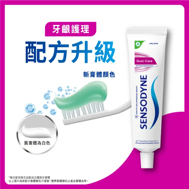【SENSODYNE 舒酸定】日常防護 長效抗敏牙膏 超值12入(牙齦護理120gX9入+溫和高效淨白120gX3入)