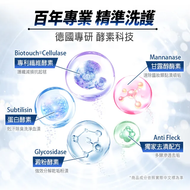 【Dalli】超濃縮酵素洗衣精1.1Lx3入(運動機能/抗敏/深色/淺色/護色/毛料/除臭/抗菌/全效去漬)