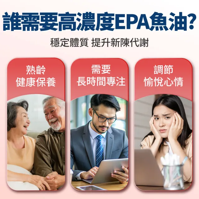 【達摩本草】高濃度EPA 專利深海魚油x1入120顆/盒(專科醫生推薦、特金獎肯定)