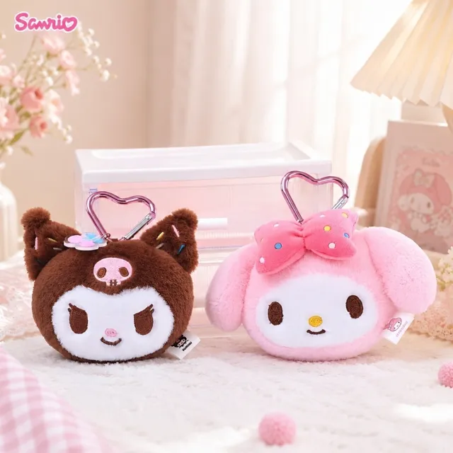 【SANRIO 三麗鷗】正版授權夏日冰淇淋系列美樂蒂大耳狗酷洛米帕恰狗布丁狗玩偶包包吊飾鑰匙