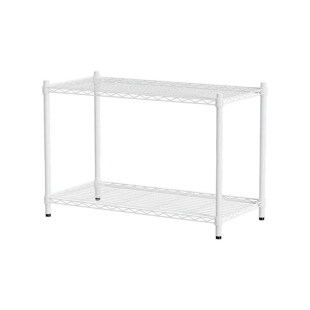 【dayneeds 日需百備】輕型 90x45x60公分 烤漆二層架(鐵力士架/收納層架/鞋架/展示架/層架/鐵架)