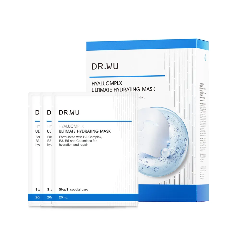 【DR.WU 達爾膚】玻尿酸保濕微導面膜3PCS