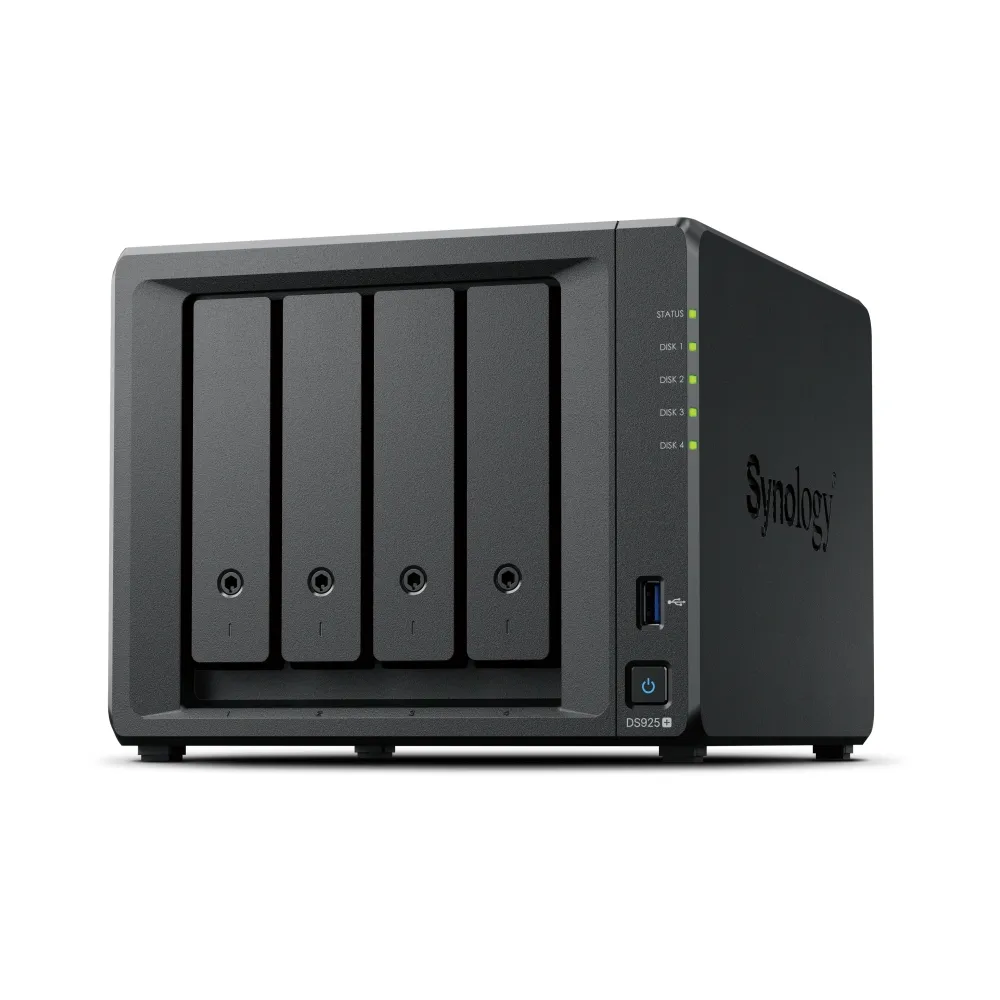 【Synology 群暉科技】搭 16TB x2 ★ DS925+ 4bay NAS 網路儲存伺服器(HAT3310-16TB)