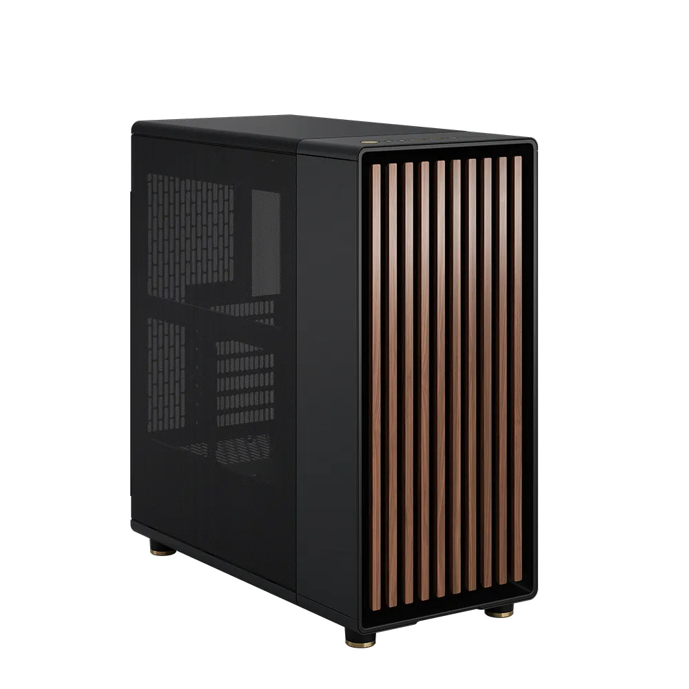 【Fractal Design】North Chalk/Charcoal 胡桃木/橡木 ATX機殼(榮獲2023紅點設計獎機殼 原廠保固2年)
