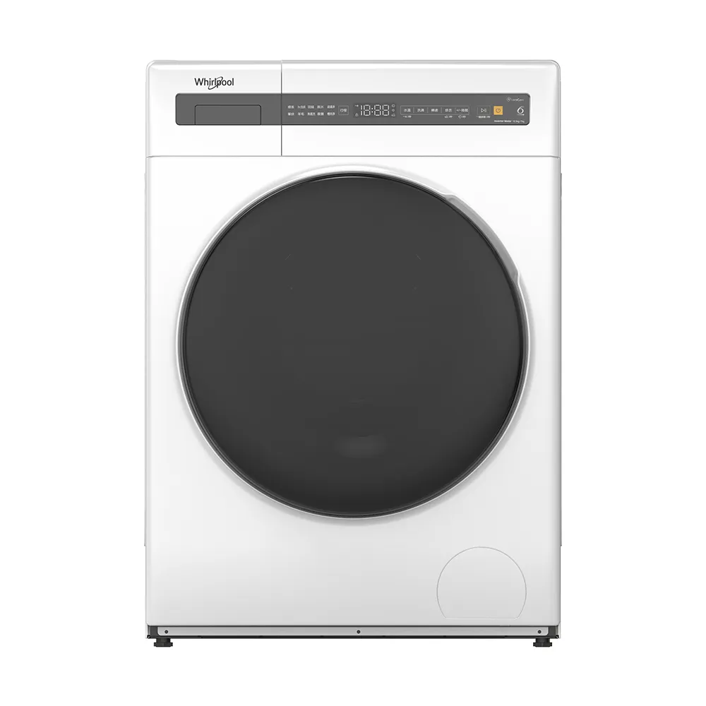 【Whirlpool 惠而浦】家電快配10.5公斤Essential Clean洗脫烘變頻滾筒洗衣機(WWEB10701BW)
