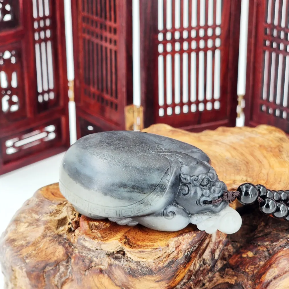 和田玉青花籽料招財龍龜- momo購物網- 好評推薦-2026年8月