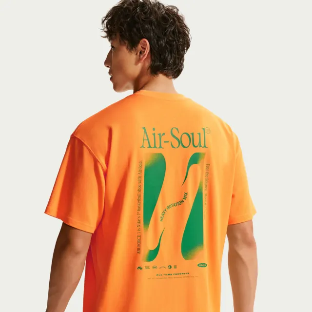 【NIKE 耐吉】短袖上衣 男 女 T恤 寬鬆 AS U NSW FAMILY REUNION TEE 橘 IW1200-840
