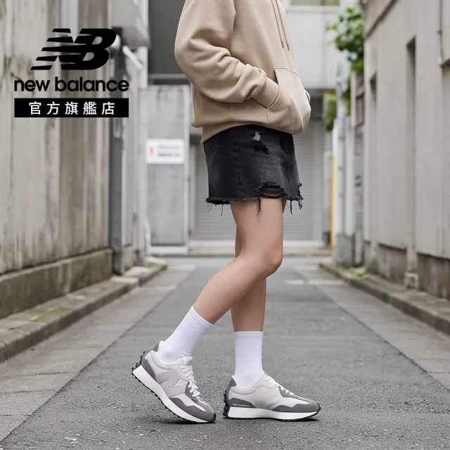 【NEW BALANCE】NB 327 復古鞋/運動鞋_U327321-D_中性_墨灰紫